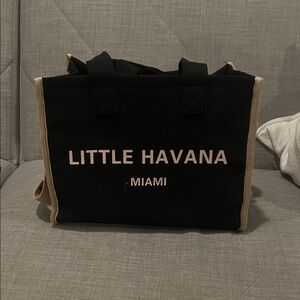 Black and Tan Tote Bag